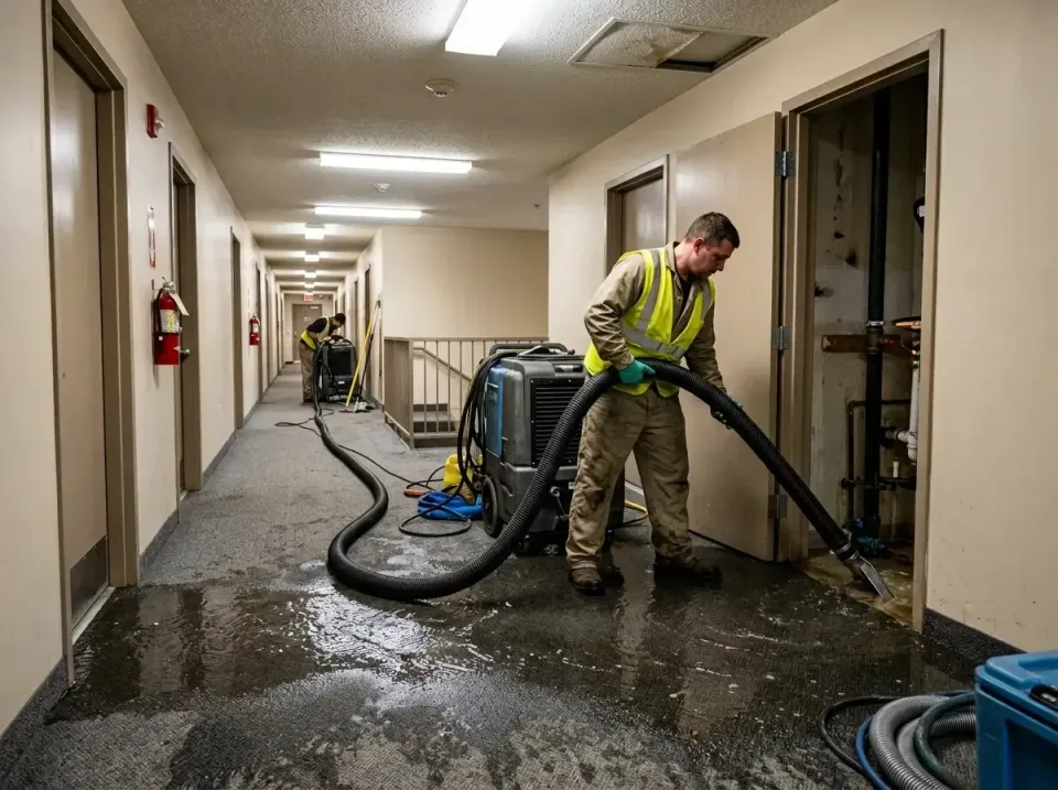 multi-unit-apartment-hallway-f-005 — frequently asked questions, Emergency Burst Pipe Water Extraction & Removal in Clawson,…